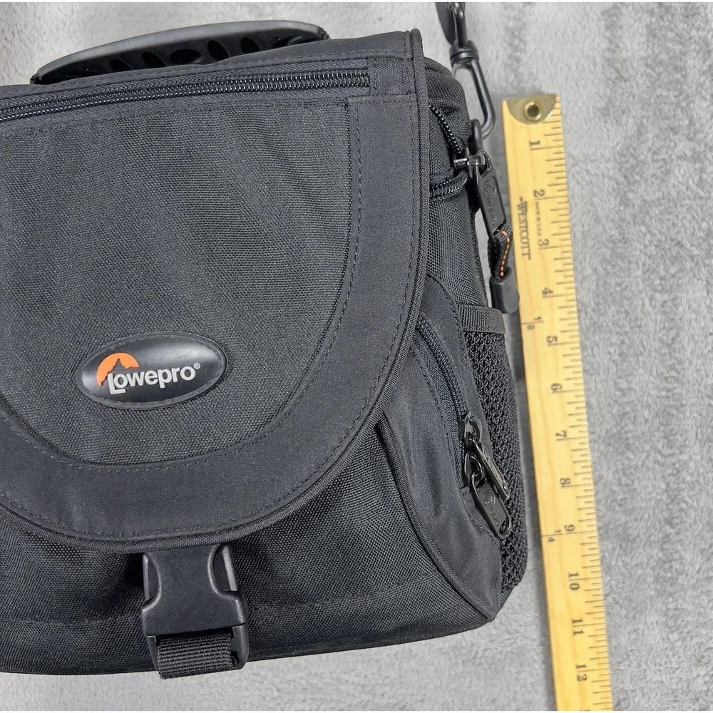 Lowepro Nova 2 AW Camera Bag - Black - Rain cover, strap, inner dividers